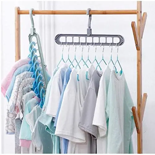 10PC Random Color Multi-Port Support Circle Clothes Hanger Clothes Drying Rack Multifunction Space Saving Hanger Magic Clothes Hanger 10PC Random Color Multi-Port Support Circle Clothes Hanger Clothes Drying Rack Multifunction Space Saving Hanger Magic Clothes Hanger