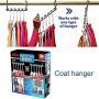 Inconceivabm Clothes Hangers Suit Hangers Maximizes Closet Space Easy Wrinkle-Free Clothes Fully Assembled Hanger Grey Non Slip Hangers