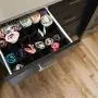 MIFXIN Underwear Socks Storage Organizer Drawer Divider 30 Cell Foldable Closet Drawer Organizer Storage Boxes Bin for Socks Bras Underwear Ties with Dust/Moisture Proof Cover (Black) MIFXIN Underwear Socks Storage Organizer Drawer Divider 30 Cell Foldable Closet Drawer Organizer Storage Boxes Bin for Socks Bras Underwear Ties with Dust/Moisture Proof Cover (Black)