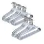 Quality Plastic Non Velvet Non-Flocked Thin Compact Hangers Swivel Hook Gray (50) Quality Plastic Non Velvet Non-Flocked Thin Compact Hangers Swivel Hook Gray (50)