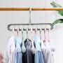SUNTRADE 3PCS Space Saving Multi-Function Hangers Nine-Hole Hanger Heavy Clothes Suit Pants Coat Skirt