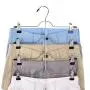 Tosnail 4 Pack 4 Tier Trouser Skirt Hanger - Non Slip Black Vinyl Clips Great Space Saver Your Closet Tosnail 4 Pack 4 Tier Trouser Skirt Hanger - Non Slip Black Vinyl Clips Great Space Saver Your Closet