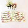10pcs Random Color Coat Hangers Flower Cloth Non-Slip Wood Hangers Pastoral Cloth Hanger Non-Slip Clothes Hangers Drying Rack for Clothes