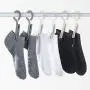 JCBIZ 20-Pack Drying Clips Laundry Hooks, Portable Clothes Pins Hanging, Plastic Clips Hanger Best for Home Travel Outdoor - (Grey)