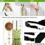 Adjustable Over Door Straps Hanger Hat Bag Clothes Rack Holder Organizer 8 Hooks/Rack Home Storage Organization Adjustable Over Door Straps Hanger Hat Bag Clothes Rack Holder Organizer 8 Hooks/Rack Home Storage Organization