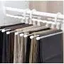 5pcs Random Color Portable Clothes Hangers Pants Rack Scarf Tie Stainless Steel Space Saver Trousers Storage Drying Hanger 5pcs Random Color Portable Clothes Hangers Pants Rack Scarf Tie Stainless Steel Space Saver Trousers Storage Drying Hanger