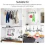 EEEKit 10/15 Hooks, Stainless Steel 304 Coat Holder, Rail Hat Bath Robe Clothes Hanger Rack Mugs Holder Home Storage for Office, Kitchen, School, Entryway, Wall Mounted EEEKit 10/15 Hooks, Stainless Steel 304 Coat Holder, Rail Hat Bath Robe Clothes Hanger Rack Mugs Holder Home Storage for Office, Kitchen, School, Entryway, Wall Mounted
