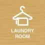 iCandy Products Inc Laundry Room, Cloth Hanger Hotel Business Office Building Sign 12x12 Inches, Bamboo, Metal iCandy Products Inc Laundry Room, Cloth Hanger Hotel Business Office Building Sign 12x12 Inches, Bamboo, Metal