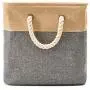 EZOWare 3-Pack Collapsible Storage Bins Basket Foldable Canvas Fabric Tweed Storage Cubes Set with Handles for Babies Nursery Toys Organizer (13 x 13 x 13 inches) (Gray/Beige) EZOWare 3-Pack Collapsible Storage Bins Basket Foldable Canvas Fabric Tweed Storage Cubes Set with Handles for Babies Nursery Toys Organizer (13 x 13 x 13 inches) (Gray/Beige)