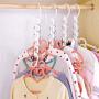 LiCHY 8PCs Space Saver Wonder Magic Clothes Hanger Rack Clothing Hook Organizer Set