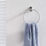 KES Bath Towel Holder Hand Towel Ring Hanging Towel Hanger Bathroom Accessories Contemporary Hotel Round Style Wall Mount SUS 304 Stainless Steel Brushed Finish, A2180DG-2