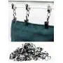 OOTSR [60 Pack Stainless Steel Clips w/Hook for Curtain, Photos, Home Decoration - Wide Flat String Party Lights Hanger Wire Holder for Shower, Art Craft Display and Outdoor Activities Supplies