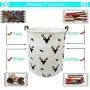 BOOHIT Cotton Fabric Storage Bin,Collapsible Laundry Basket-Waterproof Large Storage Baskets,Toy Organizer,Home Decor (Deer Head)