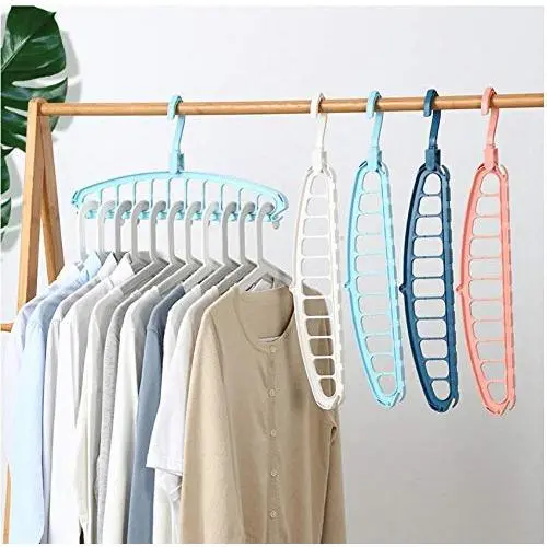 Multifunctional Hanger Clothes Rack Hook Household Plastic Non-Slip Magic Hanger Clothes Hanger Storage 10pcs Random Color Multifunctional Hanger Clothes Rack Hook Household Plastic Non-Slip Magic Hanger Clothes Hanger Storage 10pcs Random Color