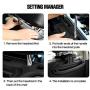 KMMOTORS Car Clothes Multi Hanger Jackets Suits Holder for Dividable Headrest (Batman Hanger)