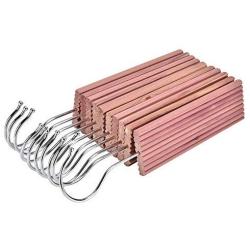 Eluck 22 Pack Cedar Hanger Moth Protection Closet Cedar for Moth(9.451.70.9) for Protection Against Midew and Odor