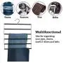 DOIOWN Pants Hangers Slacks Hangers Folding Non Slip Space Saving Stainless Steel Clothes Hangers Closet Organizer for Pants Jeans Trousers Scarf (3 Pack(Black&Folding)) DOIOWN Pants Hangers Slacks Hangers Folding Non Slip Space Saving Stainless Steel Clothes Hangers Closet Organizer for Pants Jeans Trousers Scarf (3 Pack(Black&Folding))