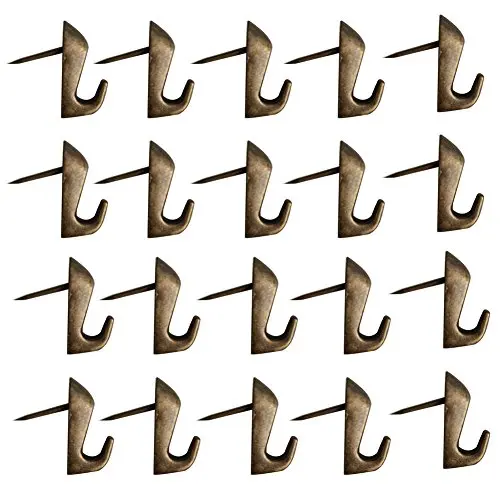 Haidong Zinc Alloys Push Pin Style Picture Hooks That Do Not Need Accessories Push Pin Hanger 20Pcs Haidong Zinc Alloys Push Pin Style Picture Hooks That Do Not Need Accessories Push Pin Hanger 20Pcs