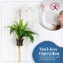 Vinyl Coated Ceiling Hooks - 2.9 inches Multipurpose Screw Hooks for Hanging Plants, Cups, Utensils, Lights, Indoor and Outdoor Stuff Vinyl Coated Ceiling Hooks - 2.9 inches Multipurpose Screw Hooks for Hanging Plants, Cups, Utensils, Lights, Indoor and Outdoor Stuff