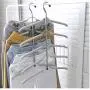 2pcs Multi-Layer Clothes Hanger Hook Trousers Pants Storage Rack Drying Wardrobe Organizer Hanger Anti-Slip Home Storager 2pcs Multi-Layer Clothes Hanger Hook Trousers Pants Storage Rack Drying Wardrobe Organizer Hanger Anti-Slip Home Storager