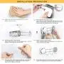 Ezprotekt Self-Adhesive Hook Rack Wall Mounted Coat Rack Stainless Steel Coat Hanger Hat Clothes Robe Towels Bags Pots Hooks for Bedroom Bathroom Kitchen (5 Hooks) Ezprotekt Self-Adhesive Hook Rack Wall Mounted Coat Rack Stainless Steel Coat Hanger Hat Clothes Robe Towels Bags Pots Hooks for Bedroom Bathroom Kitchen (5 Hooks)