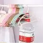HJYPYJ Magic Hanger,Non-Slip Multifunctional Hangers,Curved Not Wrinkled Not Easily Deformed Space-Saving Organizer Hangers,Random Color Hook Design on Both Sides/Random Color / 40x17cm HJYPYJ Magic Hanger,Non-Slip Multifunctional Hangers,Curved Not Wrinkled Not Easily Deformed Space-Saving Organizer Hangers,Random Color Hook Design on Both Sides/Random Color / 40x17cm