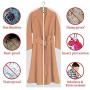 Perber Hanging Garment Bag Lightweight Clear Full Zipper Suit Bags (Set of 10) PEVA Moth-Proof Breathable Dust Cover for Closet Clothes Storage -24 x 40/10 Pack