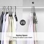 KYCPTNFJ 20 PCS Velvet Skirt Hangers with Clips Thin Non Slip Velvet Pants Hangers Space Saving Clothes Hange