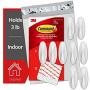 Command Medium Designer Hooks, White, 9-Hooks, 12-Strips, Organize & Decorate Damage-Free