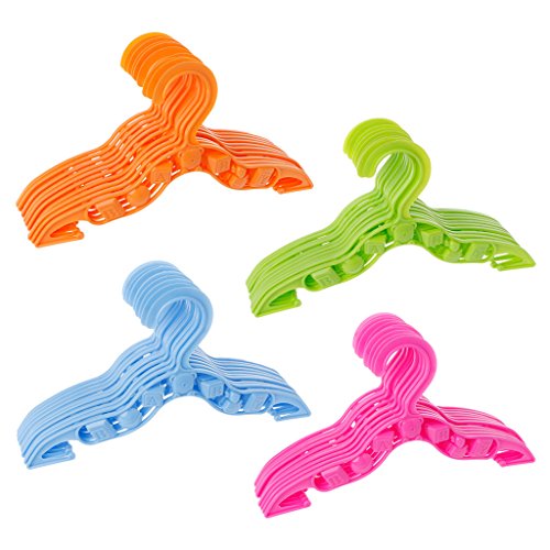 Milue Baby Plastic Coat Hangers Non Slip Cartoon Child Newborn Clothes Holder Colorful