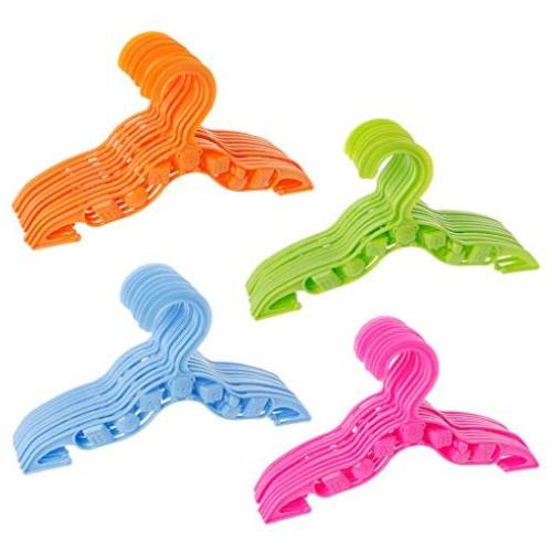 Chuiouy Baby Plastic Coat Hangers Non Slip Cartoon Child Baby Clothes Holder Colorful