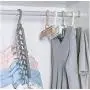 10pcs Random Color Creative 3D Space Saving Hanger Magic Clothes Hanger with Hook Closet Organizer Decoration 10pcs Random Color Creative 3D Space Saving Hanger Magic Clothes Hanger with Hook Closet Organizer Decoration