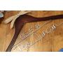 Personalized Wire and Decal Bridal Hanger, Bridesmaid Hangers, Bride Hanger, Mrs Hanger, Wedding Hangers, Custom Vinyl Title Hangers