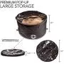 Hat Mate Premium Hat Pop up Storage Free Cap Storage Bag, Large Hat Storage Travel Bag Round Hat Boxes Container. Hat Case for Baseball Caps.Dirt & Dust Protection Hat Mate Premium Hat Pop up Storage Free Cap Storage Bag, Large Hat Storage Travel Bag Round Hat Boxes Container. Hat Case for Baseball Caps.Dirt & Dust Protection
