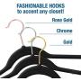 Closet Complete Hangers, 50, Black