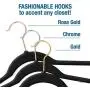 Closet Complete Hangers, 50, Black Closet Complete Hangers, 50, Black