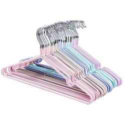 10pcs Children Adult Clothes Hanger Clothes Drying Rack Non-Slip Metal Shirt Hook Hangers Coat Hanger Clothes Accessories Rack