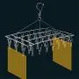 whatUneed Laundry Clothesline Hanging Rack, Stainless Steel Drying Clothes Hanger, Multiple Function Windproof Pegs Hook for Drying/Socks/Underwear/Clothes/Towels (36 Pack) whatUneed Laundry Clothesline Hanging Rack, Stainless Steel Drying Clothes Hanger, Multiple Function Windproof Pegs Hook for Drying/Socks/Underwear/Clothes/Towels (36 Pack)