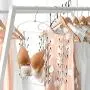 HOUSE DAY Tank Tops 2 Pack Cami Hanger Space Saving Folding Hanger Metal Magic Cloth Hangers Smart Closet Organizer for Cami, Bra, Pajamas, Strappy Dress,Bathing Suit,Silver HOUSE DAY Tank Tops 2 Pack Cami Hanger Space Saving Folding Hanger Metal Magic Cloth Hangers Smart Closet Organizer for Cami, Bra, Pajamas, Strappy Dress,Bathing Suit,Silver