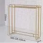 WZP Clothing Display Stand,Double-Sided Hanging Rod with Storage Board Clothing Display Stand,Household Coat Rack Hanger Bearing Strong/Golden / 120cm WZP Clothing Display Stand,Double-Sided Hanging Rod with Storage Board Clothing Display Stand,Household Coat Rack Hanger Bearing Strong/Golden / 120cm