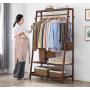 WYQSZ Floor Coat Rack, Solid Wood Hangers, Simple Rack Hangers, Home Bedroom Wooden Clothes Rack Multi-Function (Color : B, Size : 70146cm)