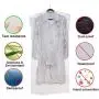 Voilamart 100 Pack Garment Bag Transparent 23.6" x 47.2" - Dustproof Polythene Hanging Clothes Suit Protector Dress Jacket Cover for Dry Cleaner, Home Storage, Travel, Wedding, Road Trip