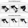 Steamer for Clothes, Coralov Portable Handheld Travel Garment Steamer, Foldable Mini Fabric Wrinkles Remover, 3 Steaming Modes, 25s Fast Heating up