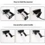 Steamer for Clothes, Coralov Portable Handheld Travel Garment Steamer, Foldable Mini Fabric Wrinkles Remover, 3 Steaming Modes, 25s Fast Heating up