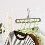 Multifunctional Hanger,PBudiYr Folding Anti-Skid Rotate Hanger Anti-Skid Multifunction Clothes Hanger Hook (Gray)