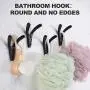 Tulple 6 Pack Matte Black Coat Hooks Heavy Duty, Bathroom Towel Hooks, Metal Wall Hooks,for Hanging Clothes, Hats, Bags, Towels, Scarves, Keys Tulple 6 Pack Matte Black Coat Hooks Heavy Duty, Bathroom Towel Hooks, Metal Wall Hooks,for Hanging Clothes, Hats, Bags, Towels, Scarves, Keys
