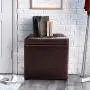 Giantex 16” Cube Ottoman Pouffe Storage Boxes Lounge Seat Footstools W/Hinge Top and Bottom Feet Home Living Room Bedroom Furniture Storage Ottoman 16”×16” ×16”Footrest Stool (Brown) Giantex 16” Cube Ottoman Pouffe Storage Boxes Lounge Seat Footstools W/Hinge Top and Bottom Feet Home Living Room Bedroom Furniture Storage Ottoman 16”×16” ×16”Footrest Stool (Brown)