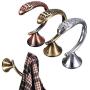 Bathroom Retro Zinc Alloy Wall Mounted Hooks Vintage Clothes Hanger