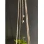 Vintage style macrame plant hanger, vintage pattern plant hanger with wood beads Vintage style macrame plant hanger, vintage pattern plant hanger with wood beads