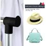Tinffy Portable Adjustable Double Clothes Garment Drying Hanging Racks Hangers with Castors and Shoe Rack Garment Racks (US Stock) Tinffy Portable Adjustable Double Clothes Garment Drying Hanging Racks Hangers with Castors and Shoe Rack Garment Racks (US Stock)